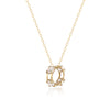 14k Del Ring Necklace