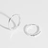 [925 silver] Smood Huggie Hoop Earrings