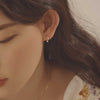 [14K Gold] Midnight Moon Earrings