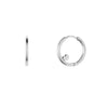Heart in Circle Earrings Piercing
