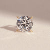 [(G)I-DLE MIYEON][14K Gold] 4-Prong Simple Lucent Stud Earrings
