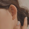 [14K Gold] Darling Moon Earrings