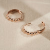 [14K Gold] Louis Hoop Earrings