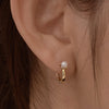 925 silver Reversable Hoop Earrings