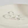 [925 Silver] Flow Hoop Earrings