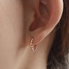[14K Gold] Louis Hoop Earrings