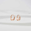 [14K Gold] Sleeve Hoop Earrings