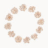 [14K Gold] Marie Birth Flower Stud Earrings