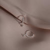 [925 silver] Ball and Ball Hoop Earrings
