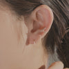 [14K Gold] Rudy Two-pin Ear cuff Earring