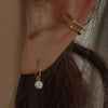 [14K Gold] Lania Hoop Earrings