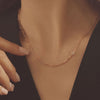 [925 Silver] Glossy Necklace