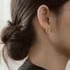 925 silver Sensual Hoop Earrings