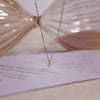[14K Gold] Lucy Natural Diamond Necklace