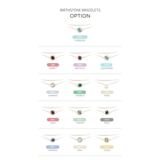 Betty Birthstone Bracelet