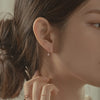 [14K Gold] Navid Hoop Earrings