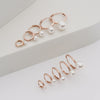 [20% OFF][14K Gold] Delia Pearl Hoop Earrings