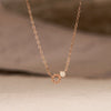 [14K Gold] Lily Natural Diamond Necklace