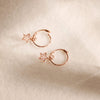 [14K Gold] Navid Hoop Earrings