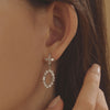 Uban Flower Dangle Drop Earrings