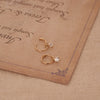 [14K Gold] Lania Hoop Earrings