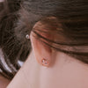 [925 silver] Laily Heart Earrings