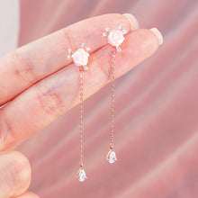  ISABEL Earring (silver post, mother of pearl, rose) - Wingbling Global