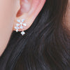 AVRIL Earring (silver post, flower motif) - Wingbling Global