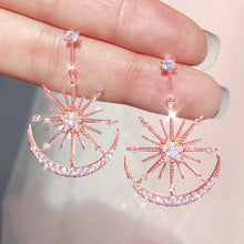  LUMIERE Earring (silver post, moon and sun motif) - Wingbling Global
