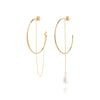 MARIANNE Earring (pearl, ring earring) - Wingbling Global