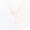 SNOW FAIRY Necklace (rose quartz) - Wingbling Global