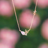 MUSE Necklace (rose quartz) - Wingbling Global