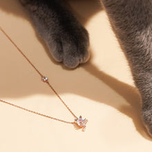  Lovely Cat Two Pin Necklace