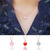 SHINING HEART Necklace (aurora stone) - Wingbling Global