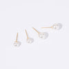 [OHMYGIRL YOOA][14K GOLD] PEARL SIMPLE STUD EARRINGS