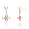 [14K Gold] Lichi Flower Earrings