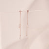 [14K Gold] Tear Morganite Earrings