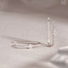 [925 Silver] Delight Huggie Hoop Earrings