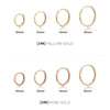[14K Gold] Monde Hoop Earrings