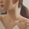 [14K Gold] Pearl Chain SLO Necklace