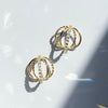 GOLD LADY Earring (silver post) - Wingbling Global