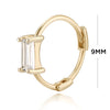 [14K Gold] Wendy Single Hoop Earring