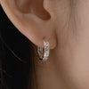 925 silver Roopretelcham Hoop Earrings