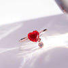 SHINING HEART Ring (aurora stone)