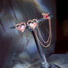 Pinkish love Earring Earcuff