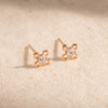 [14K GOLD] Rossell Stud Earrings