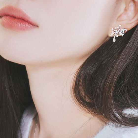 [STRAY KIDS LEE KNOW EARRINGS] TEAR OF GLACIER 1-POLAR BEAR Earrings