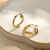 [925 Silver] Jenny Hoop Earrings