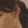 [14K Gold] Again Triangle Stud Earrings