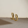 925 silver Oval Hoop Earrings